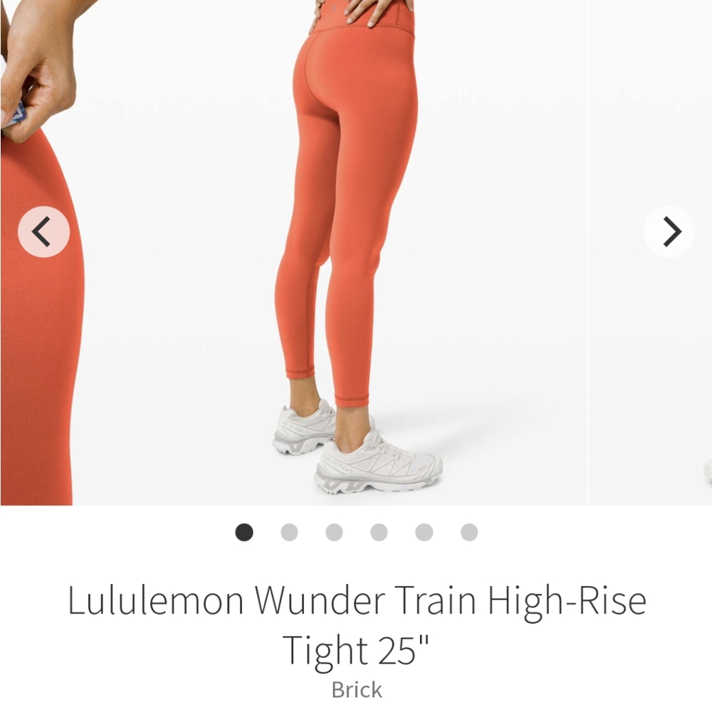Lululemon Wunder Train 25" Brick
